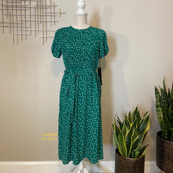 NWT Ryan Michelle Vintage look dress M - Picture 1 of 10